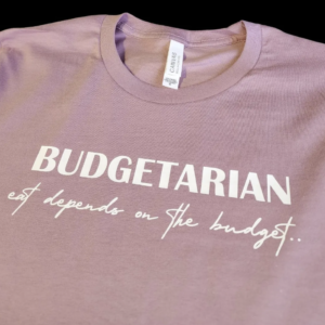 BUDGETARIAN, eat depends on the budget